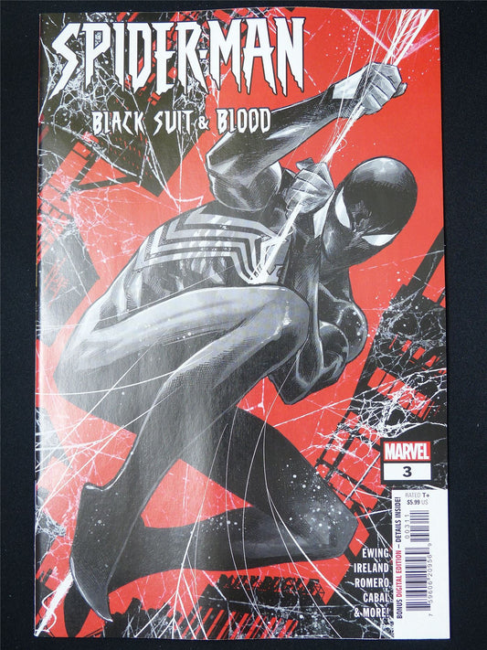 SPIDER-MAN: Black Suit & Blood #3 - B&B Dec 2024 Marvel Comic #2IP