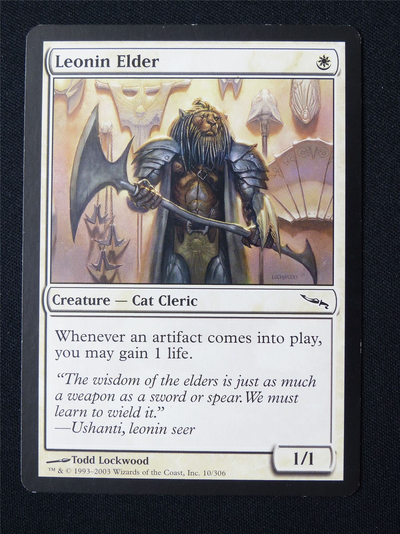 Leonin Elder - MRD - Mtg Card #4VZ