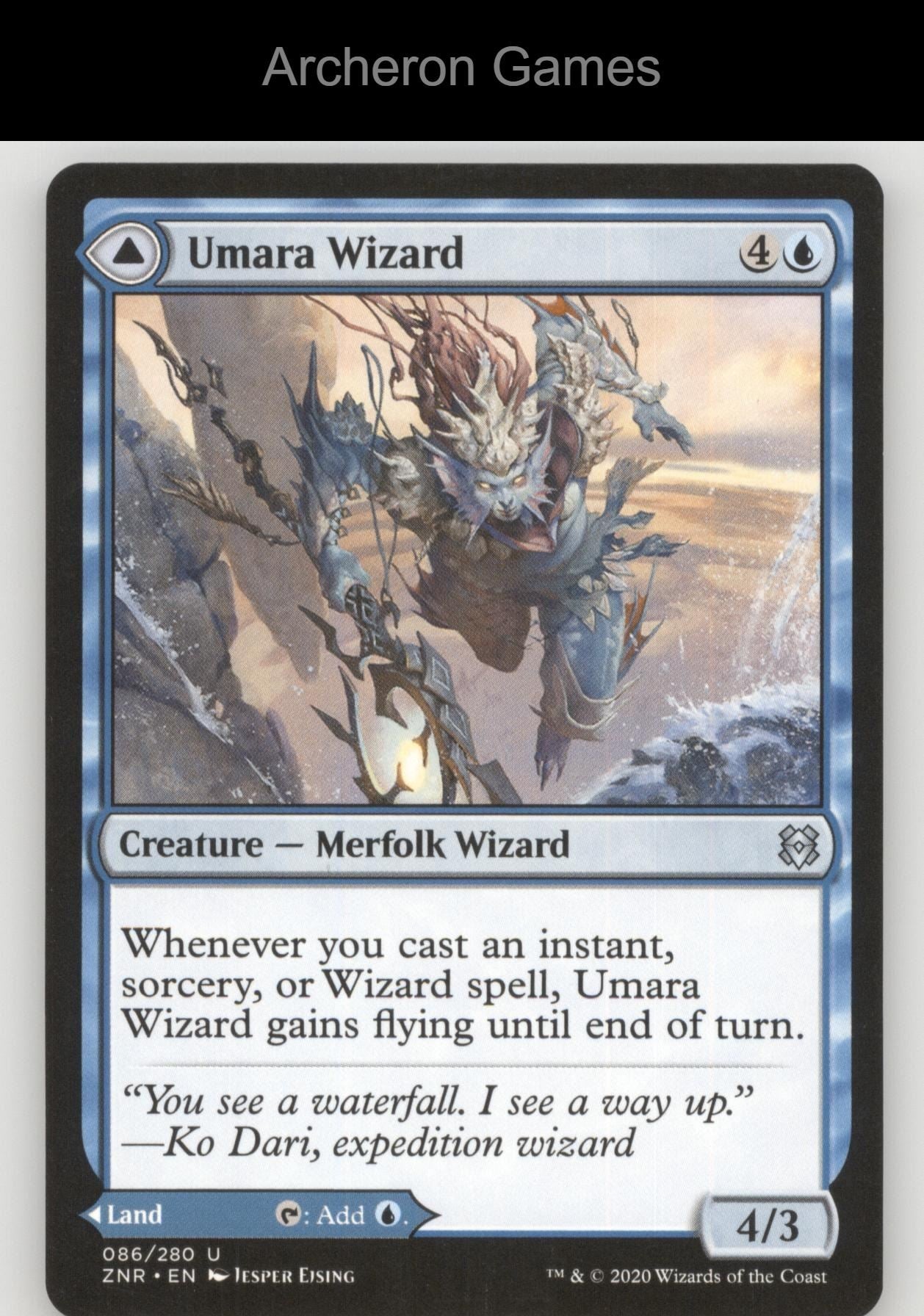 Umara Wizard 86 UC MTG Card Zendikar Rising