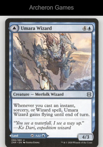 Umara Wizard 86 UC MTG Card Zendikar Rising
