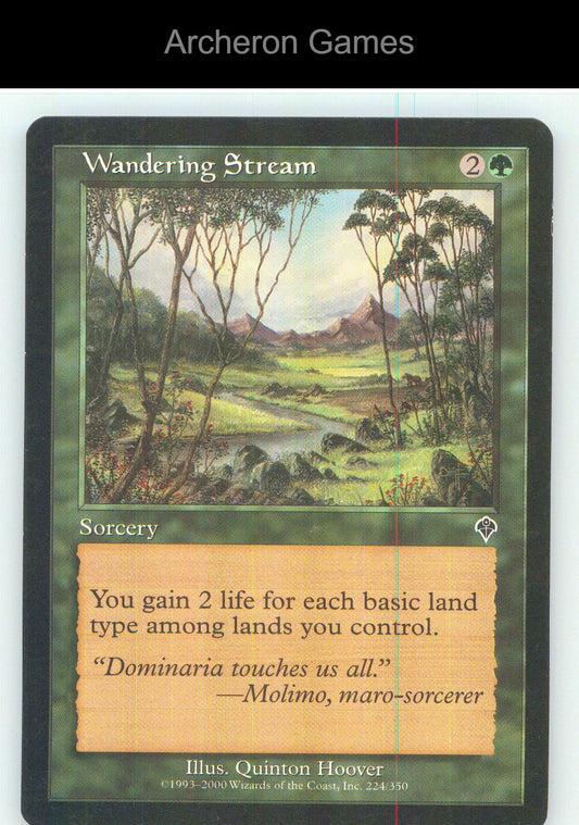Wandering Stream INV 224 C MTG Card NM/EX+