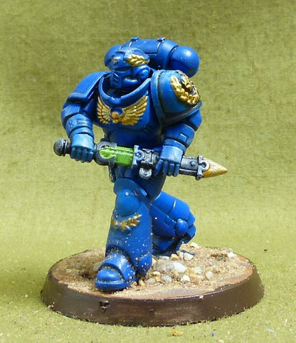 Sergeant Conversion painted - Space Marines - Warhammer 40K #6UO