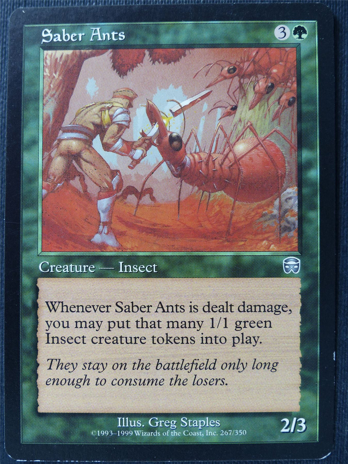 Saber Ants - Mtg Card #23P