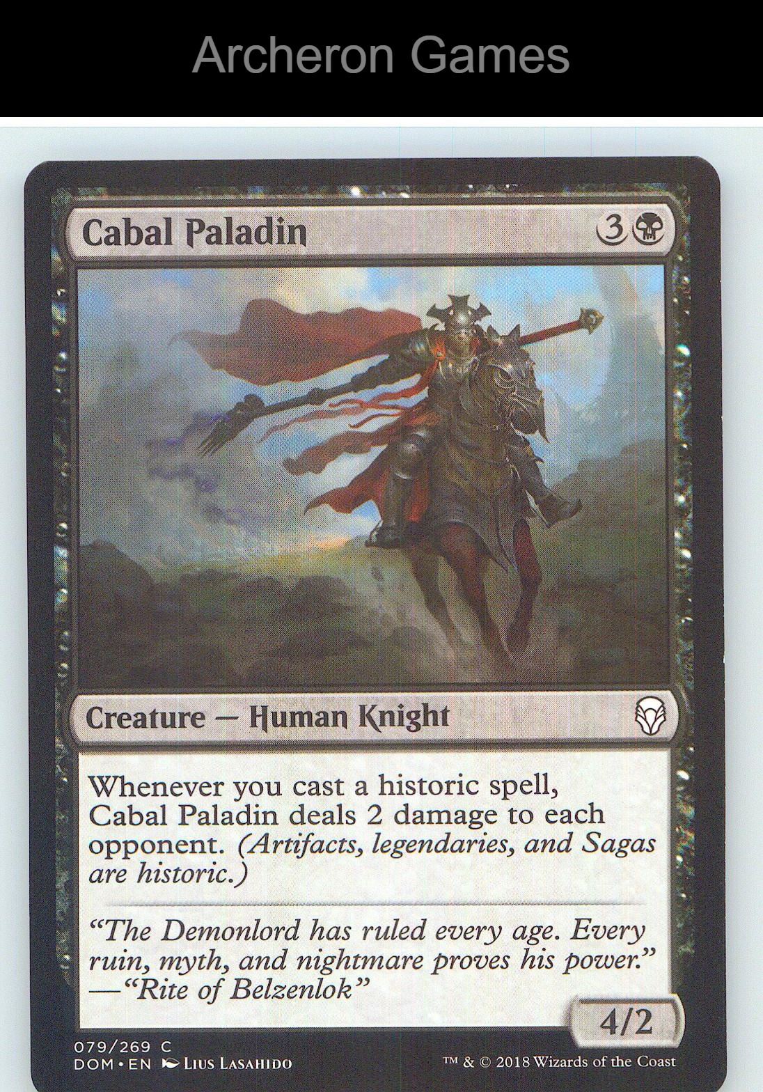 Cabal Paladin DOM 79 C MTG Card NM/EX+