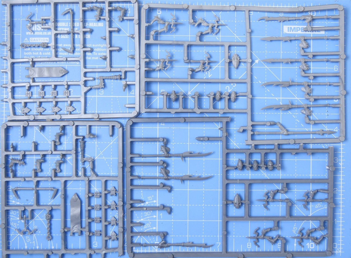 Classic Dark Elves Parts on Sprue - Dark Elves - Warhammer Fantasy #4TX