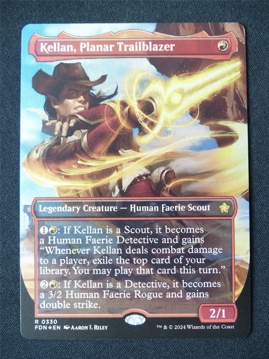 Kellan Planar Trailblazer Borderless Foil - FDN - Mtg Card #4LE