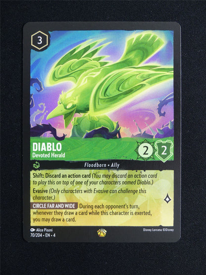 Diablo Devoted Herald 70/204 - Lorcana Card #1ZO