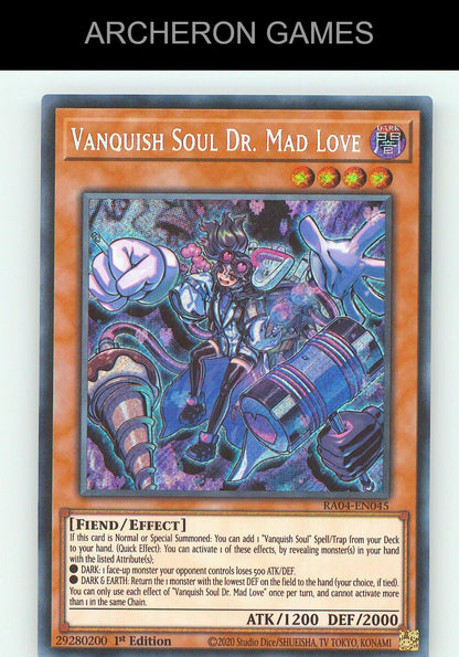 Vanquish Soul Dr. Mad Love (PUR) SEC YUGIOH Card