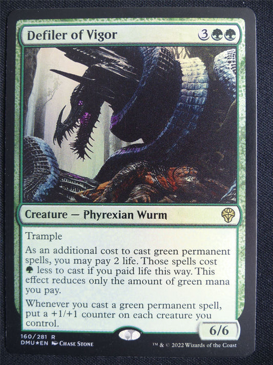 Defiler of Vigor Foil - DMU - Mtg Card #3DY
