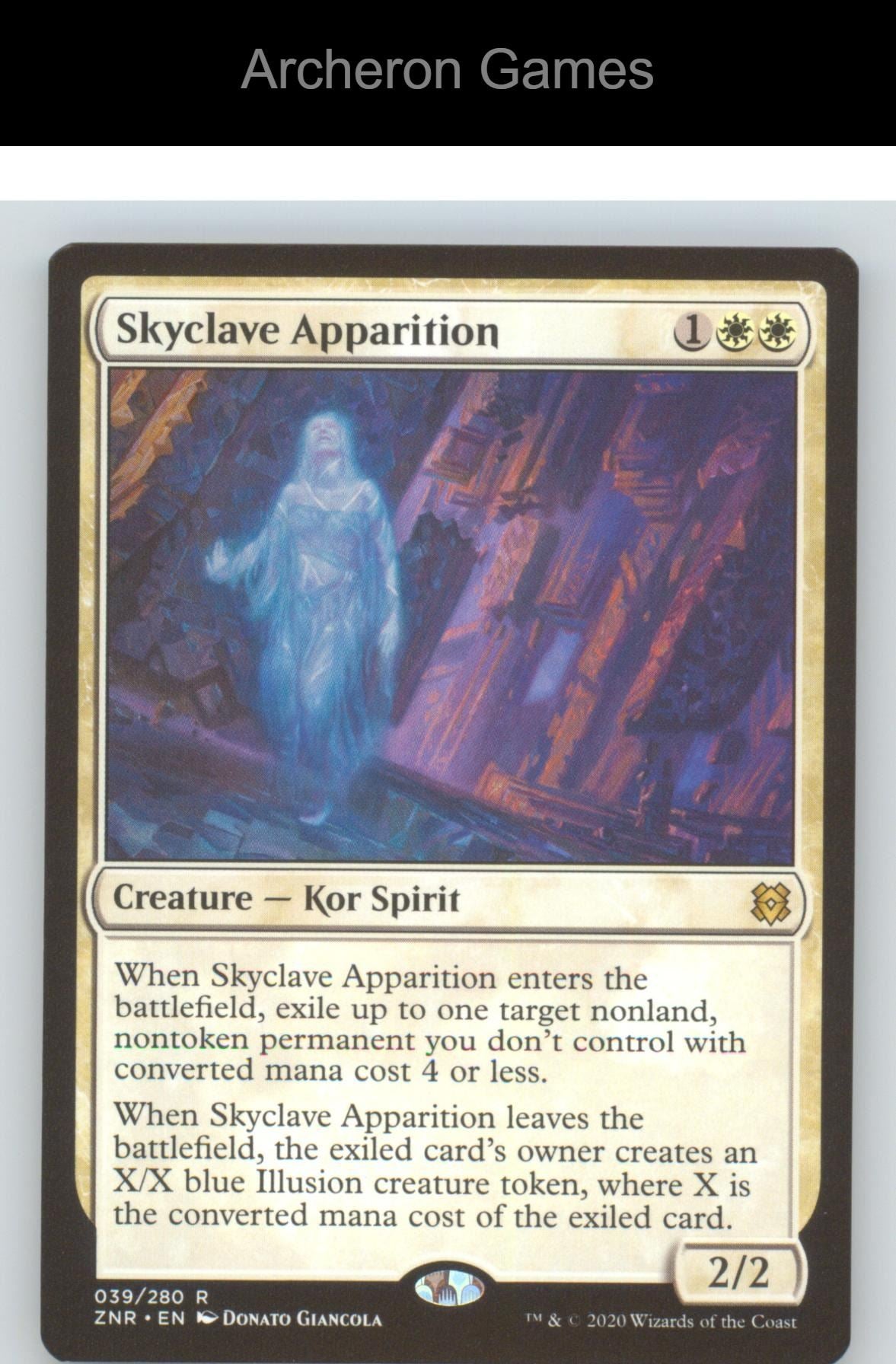 Skyclave Apparition ZNR 39 R MTG Card NM/EX+