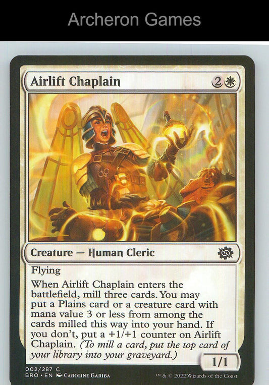 Airlift Chaplain BRO 2 C MTG Card NM/EX+
