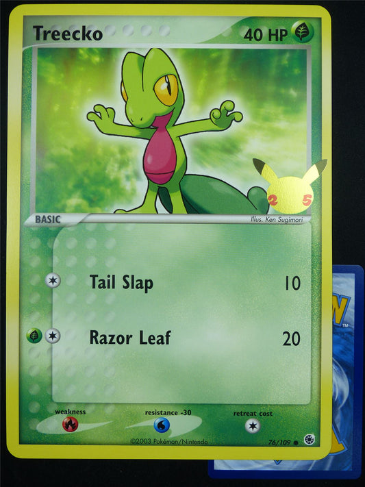 Treecko 76/109 25th Celebration Promo - Jumbo Pokemon Card #53U