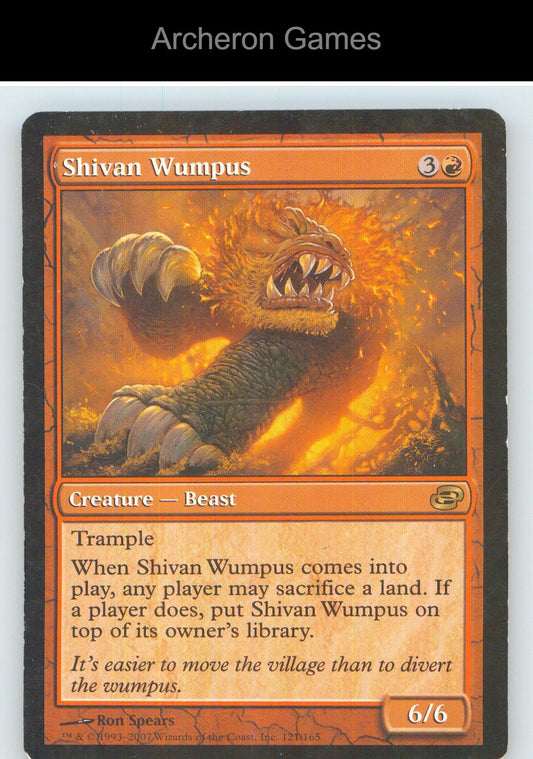 Shivan Wumpus PLC 121 R MTG Card NM/EX+