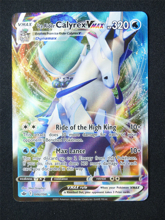 Ice Rider Calyrex Vmax 046/198 Textured Holo - Pokemon Card #63R