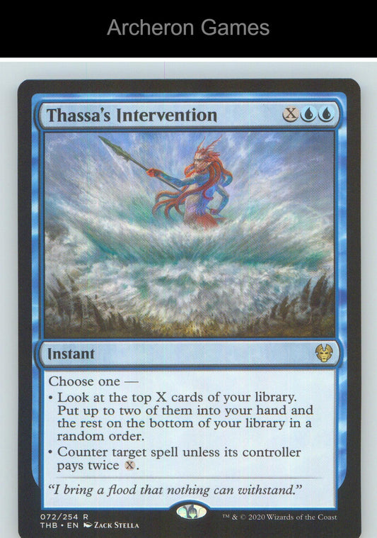 Thassa's Intervention THB 72 R MTG Card NM/EX+