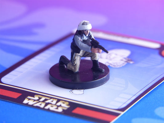 Rebel Trooper 18/60 - Star Wars Miniatures Game #546