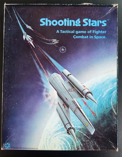 Shooting Stars A Tactical Game of Fighter Combat in Space Boardgame #274