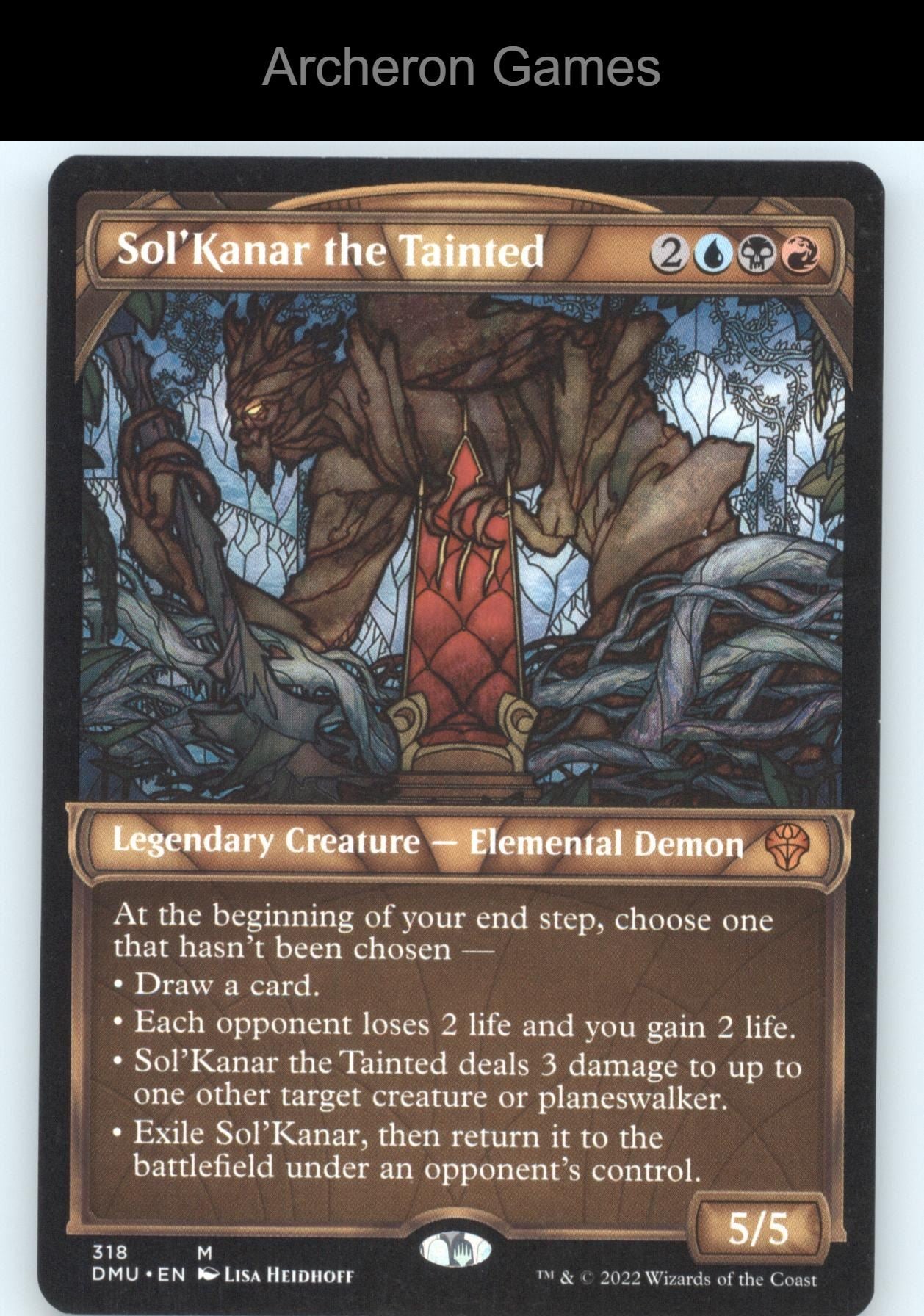 Sol'Kanar the Tainted (Showcase) 318 Mythic MTG Card Dominaria United
