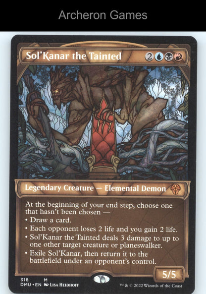 Sol'Kanar the Tainted (Showcase) 318 Mythic MTG Card Dominaria United