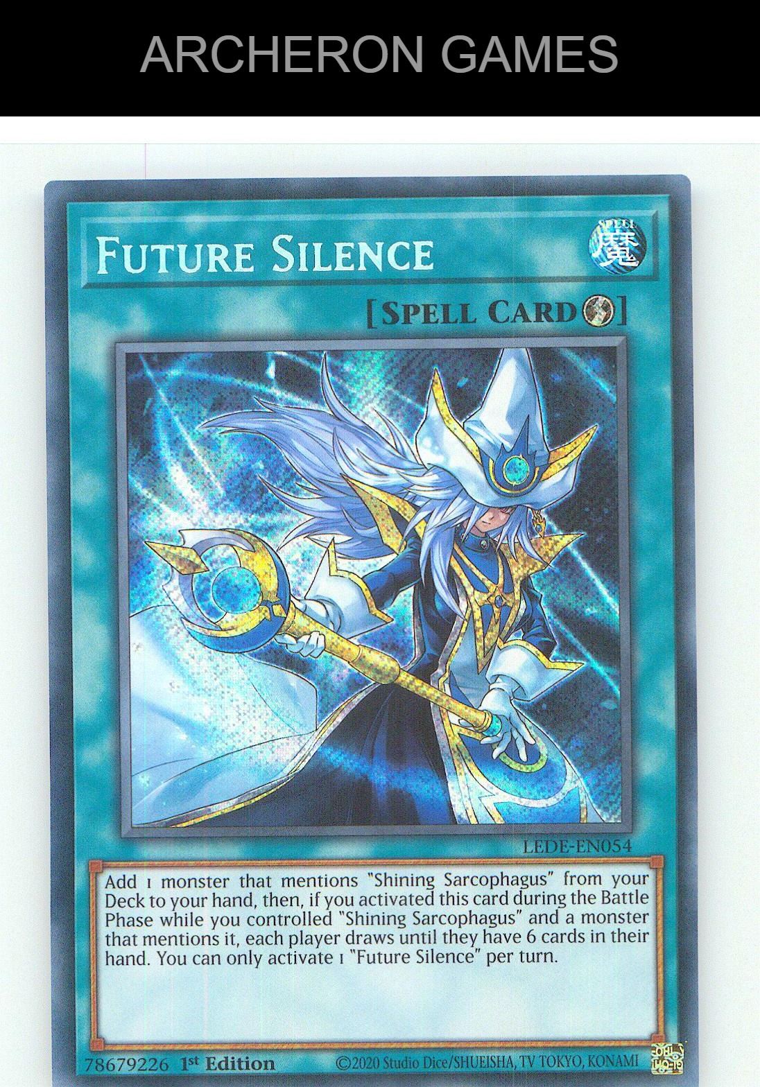 Future Silence SEC YUGIOH Card 1st Edition