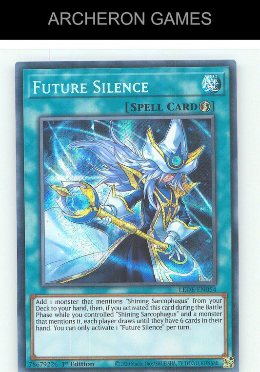 Future Silence SEC YUGIOH Card 1st Edition