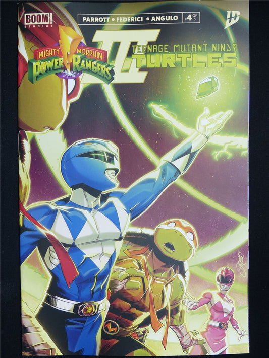 Mighty Morphin POWER Rangers/Teenage Mutant Ninja Turtles #4 - B&B Jan 2026 Boom! Comic #1ES