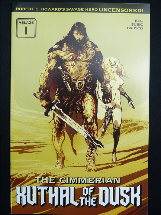 The CIMMERIAN: Xuthal of the Dusk #1 Cvr B - Sep 2026 Ablaze Comic #4JM