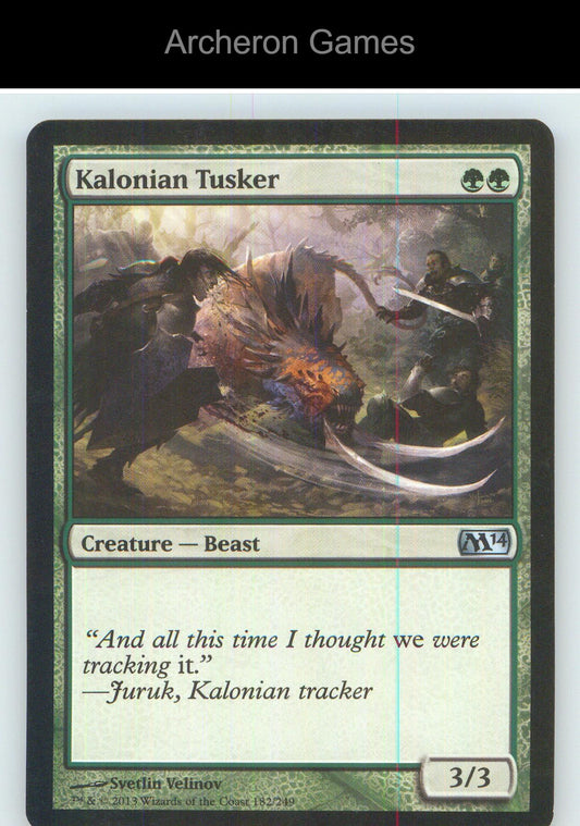 Kalonian Tusker M14 182 UC MTG Card NM/EX+