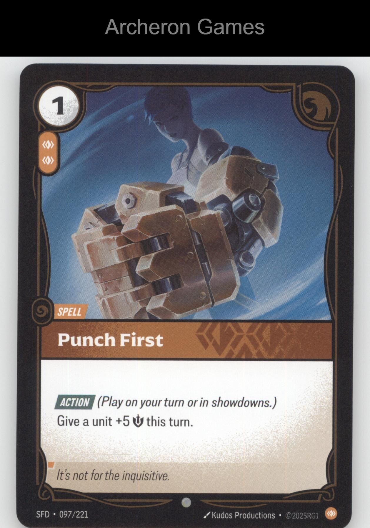 Punch First SFD 097/221 C  Card Spiritforged