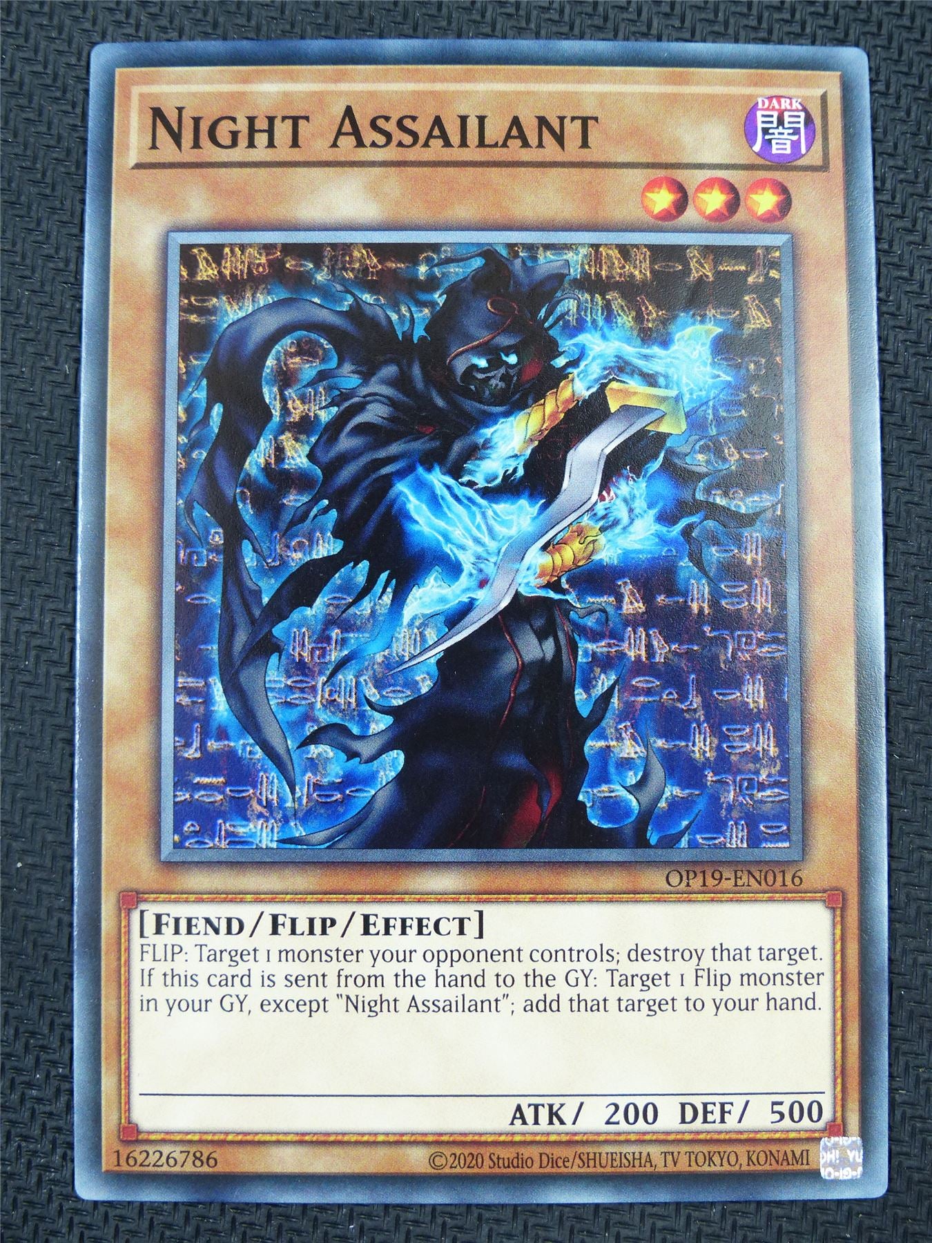 Night Assailant OP19 - Yugioh Card #5SK