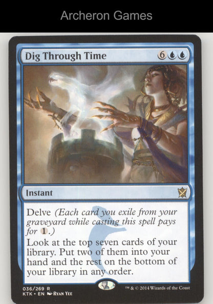 Dig Through Time 36 R MTG Card Promo Pack: Zendikar Rising