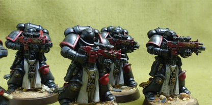 Intercessor Squad set of 5 painted - Blood Angels - Warhammer 40K #3Z9