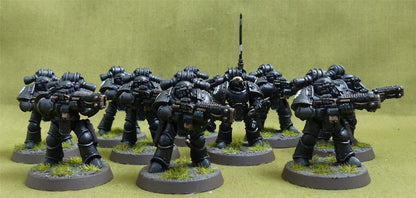 MKIII Tactical Squad set of 10 painted - Iron Hands - Warhammer Horus Heresy #2QK