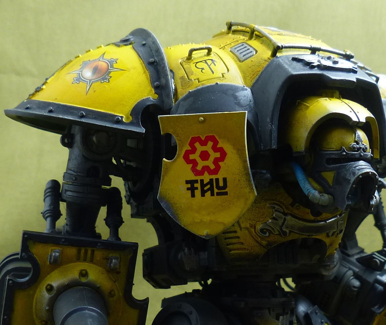 Knight Questoris painted - Imperial Knights - Warhammer 40K #44U