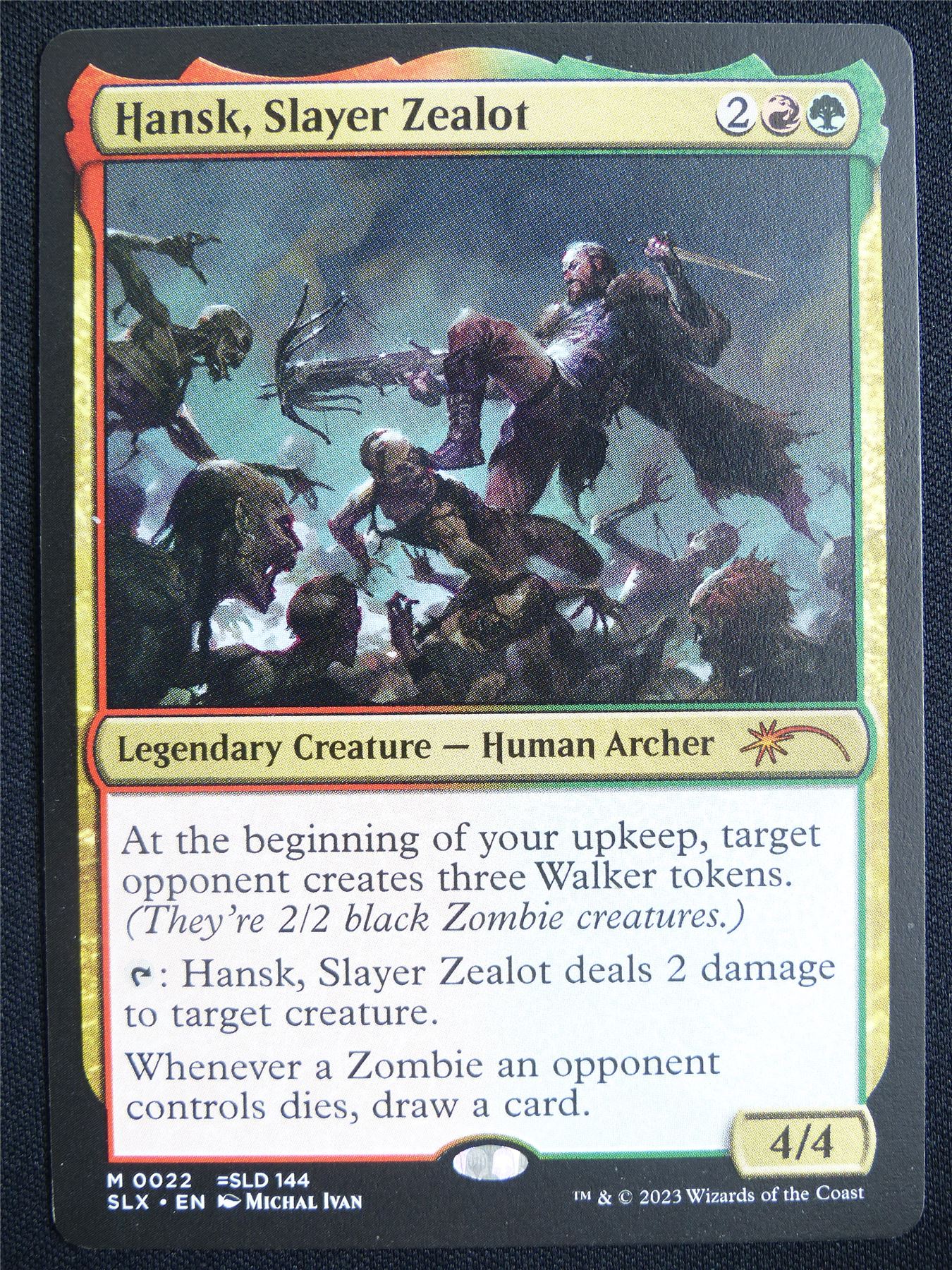 Hansk Slayer Zealot - SLX - Mtg Card #21R