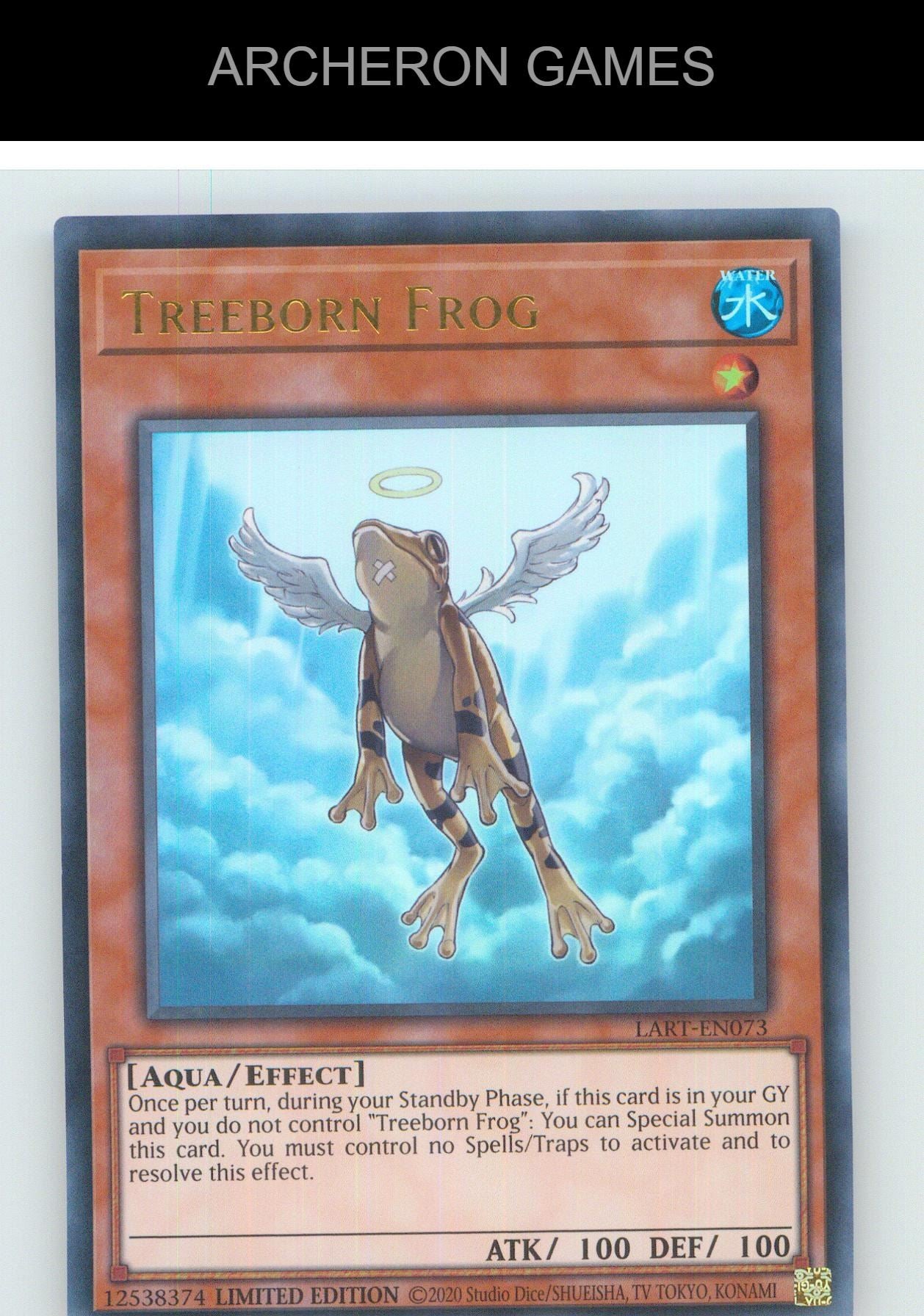 Treeborn Frog UR YUGIOH Card Limited