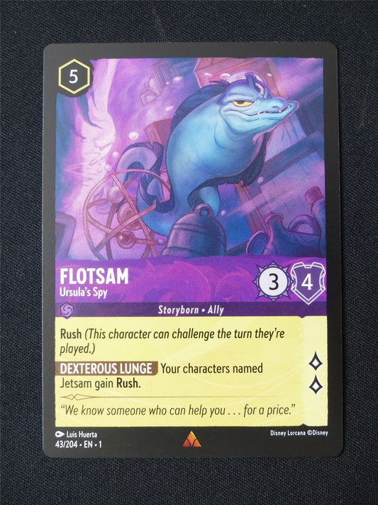 Flotsam 43/204 - Lorcana Card #3C7