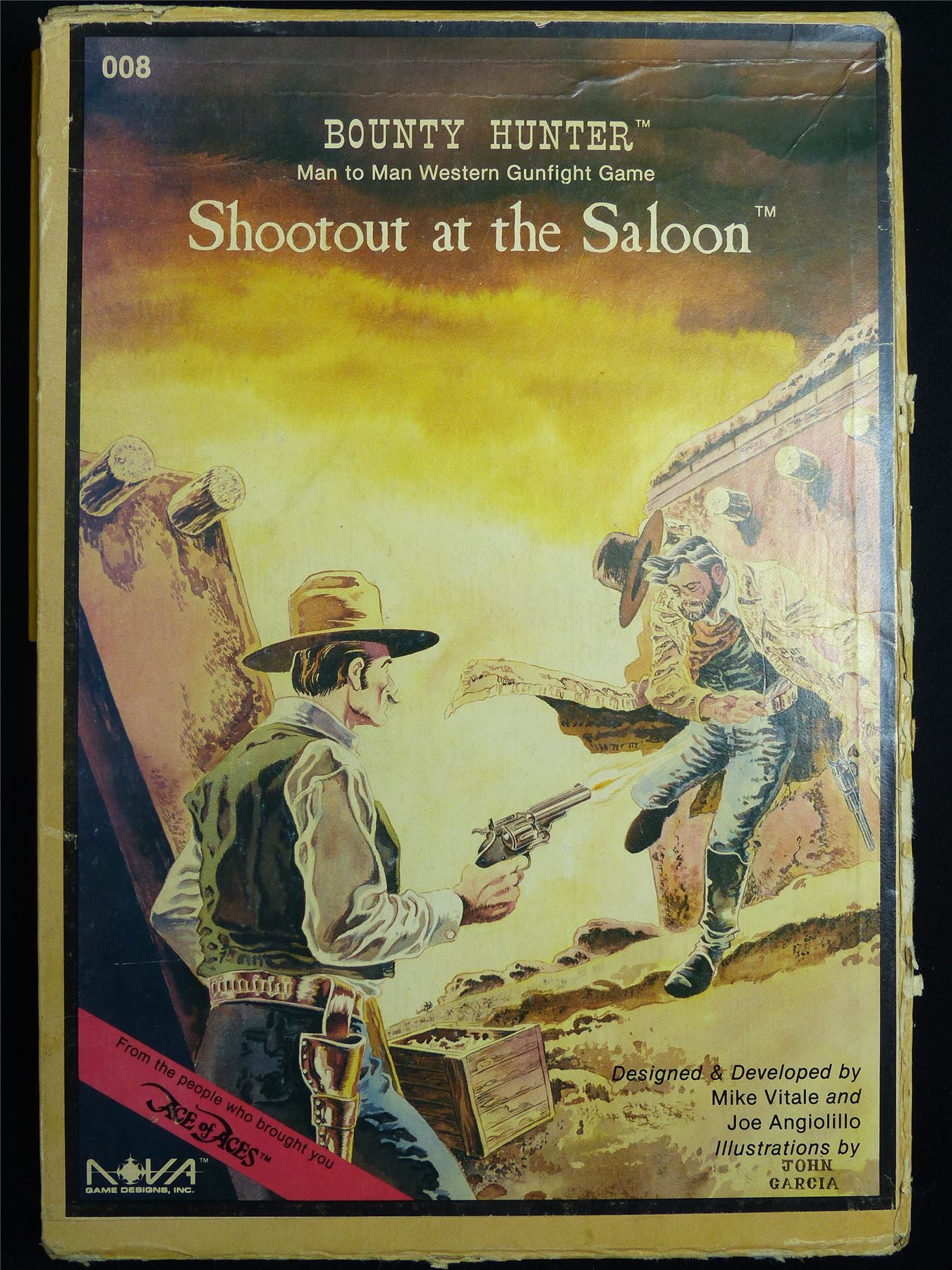 Bounty Hunter: Shootout at the Saloon - Nova Games Bookset and Rules #2WG