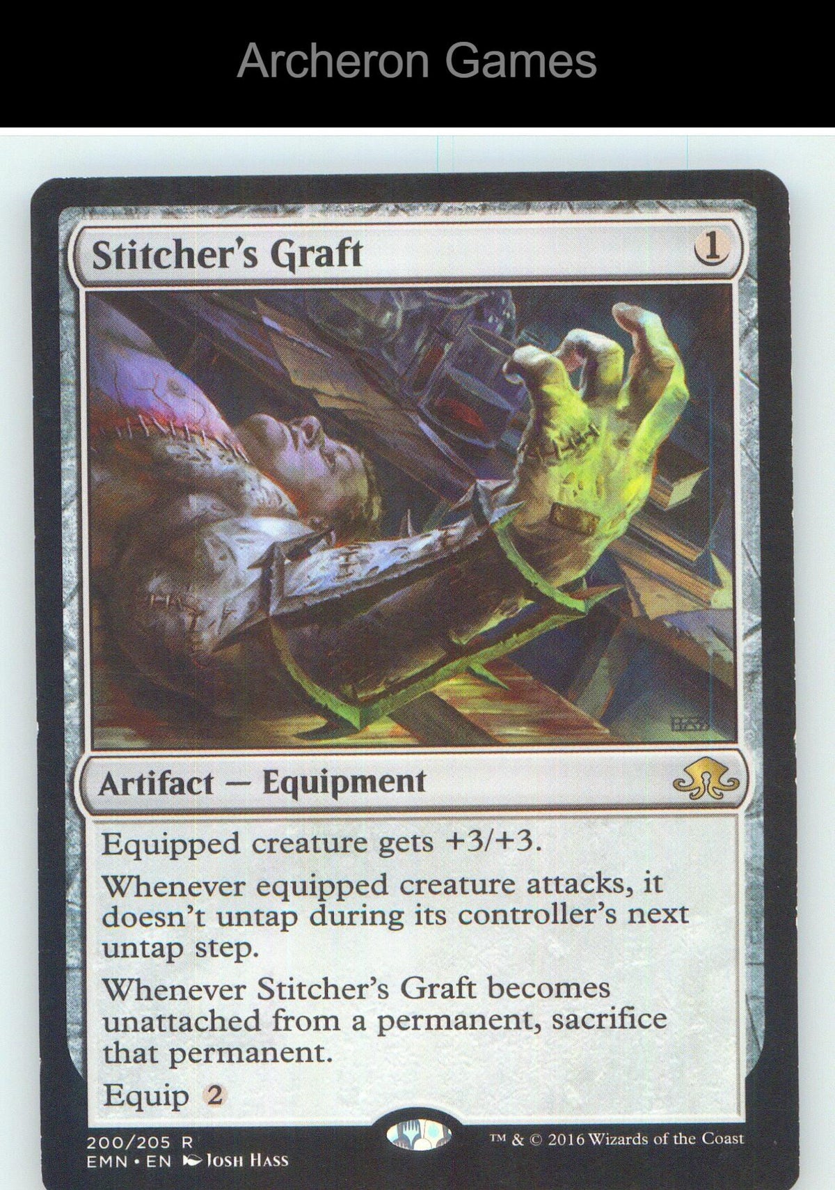 Stitcher's Graft EMN 200 R MTG Card NM/EX+
