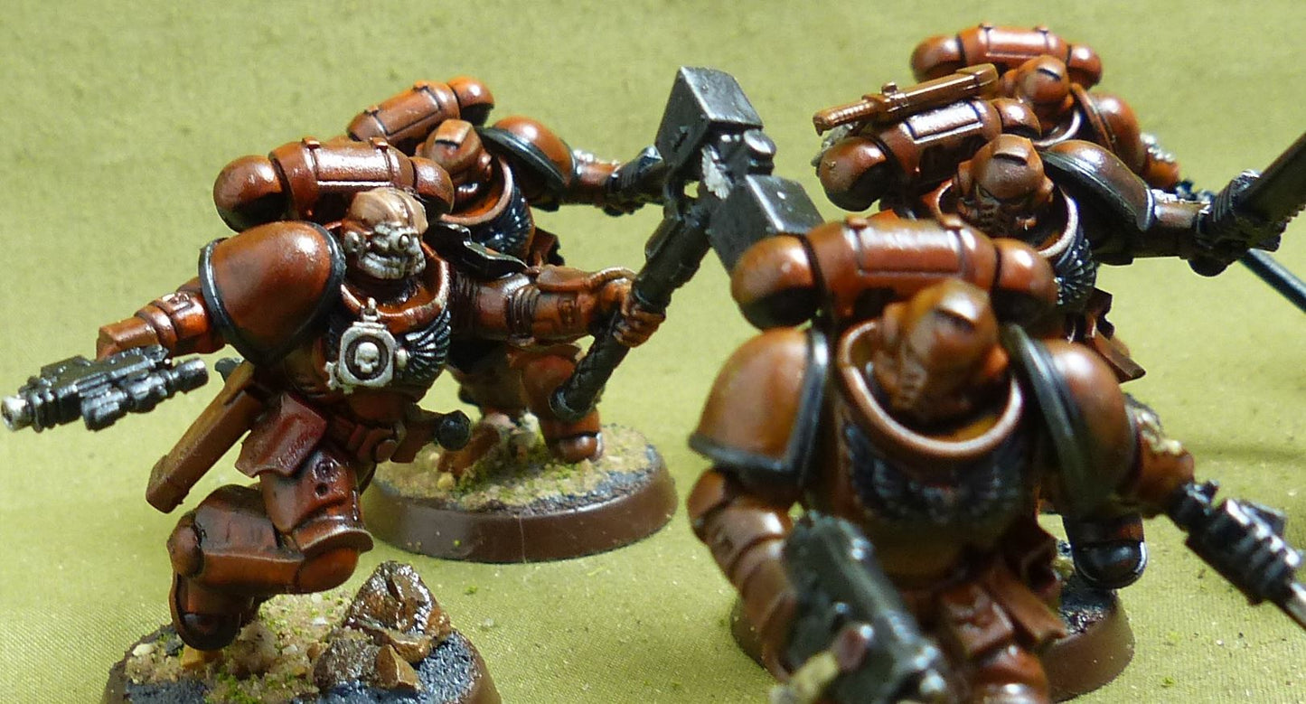 Assault Intercessor Squad painted - Space Marines - Warhammer 40K #1QW