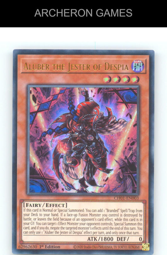 Aluber the Jester of Despia Ultra Rare YUGIOH Card 1st Edition