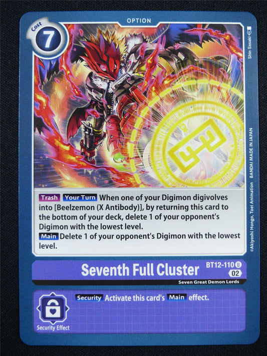 Seventh Full Cluster BT12-110 U - Digimon Card #LI