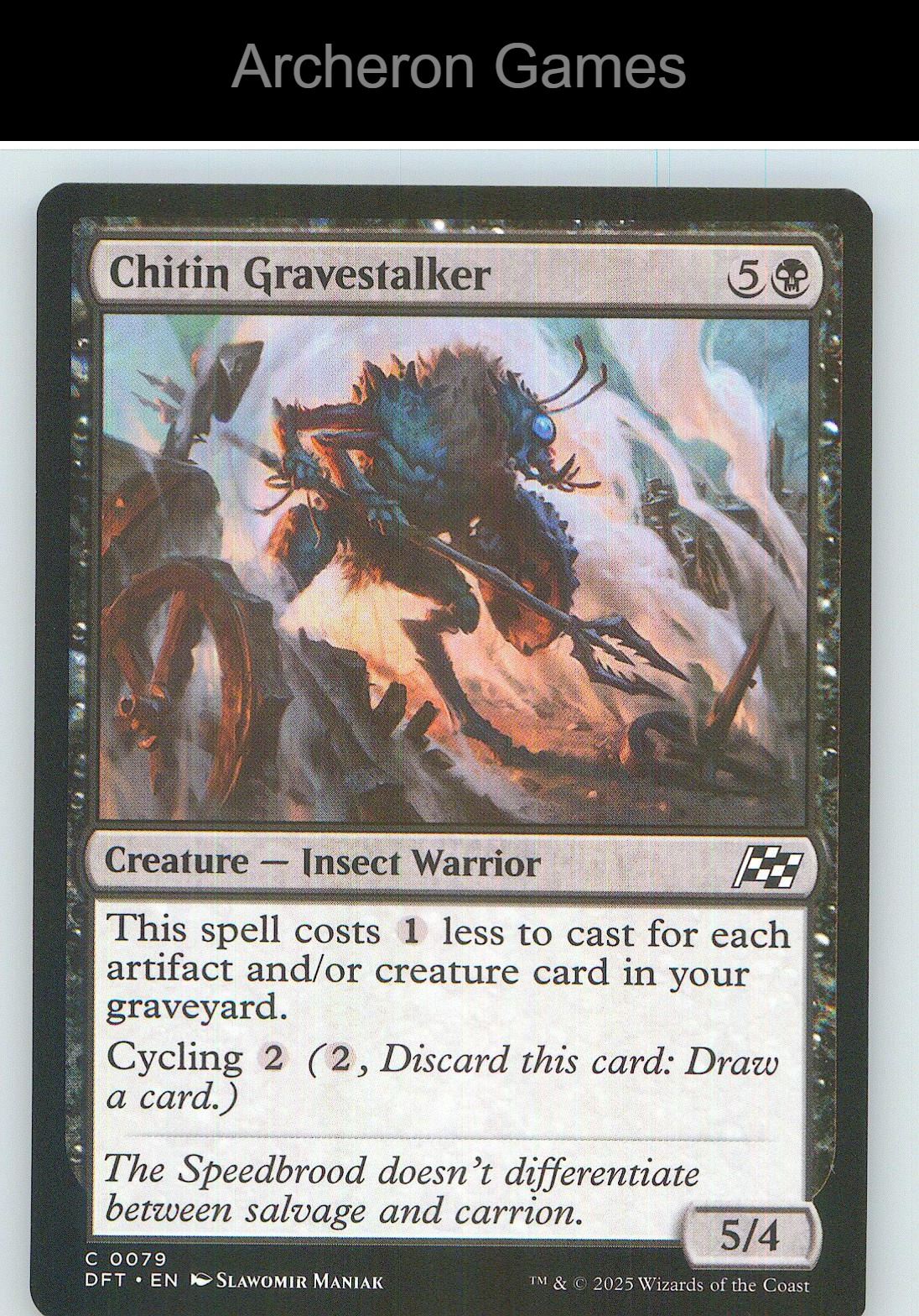 Chitin Gravestalker DFT 79 C MTG Card NM/EX+