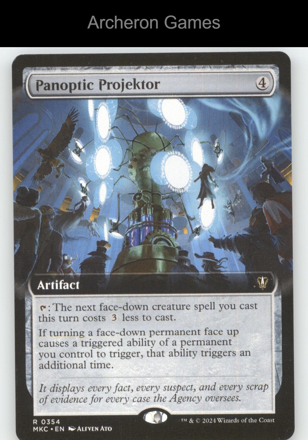 Panoptic Projektor (Extended Art)354 MTG Card Commander: Murders at Karlov Manor