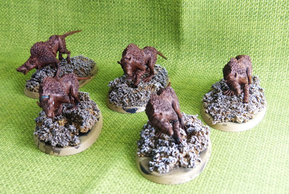 OOP Forge World - Rat Wolves - 5 models - Warhammer AoS 40k #DX
