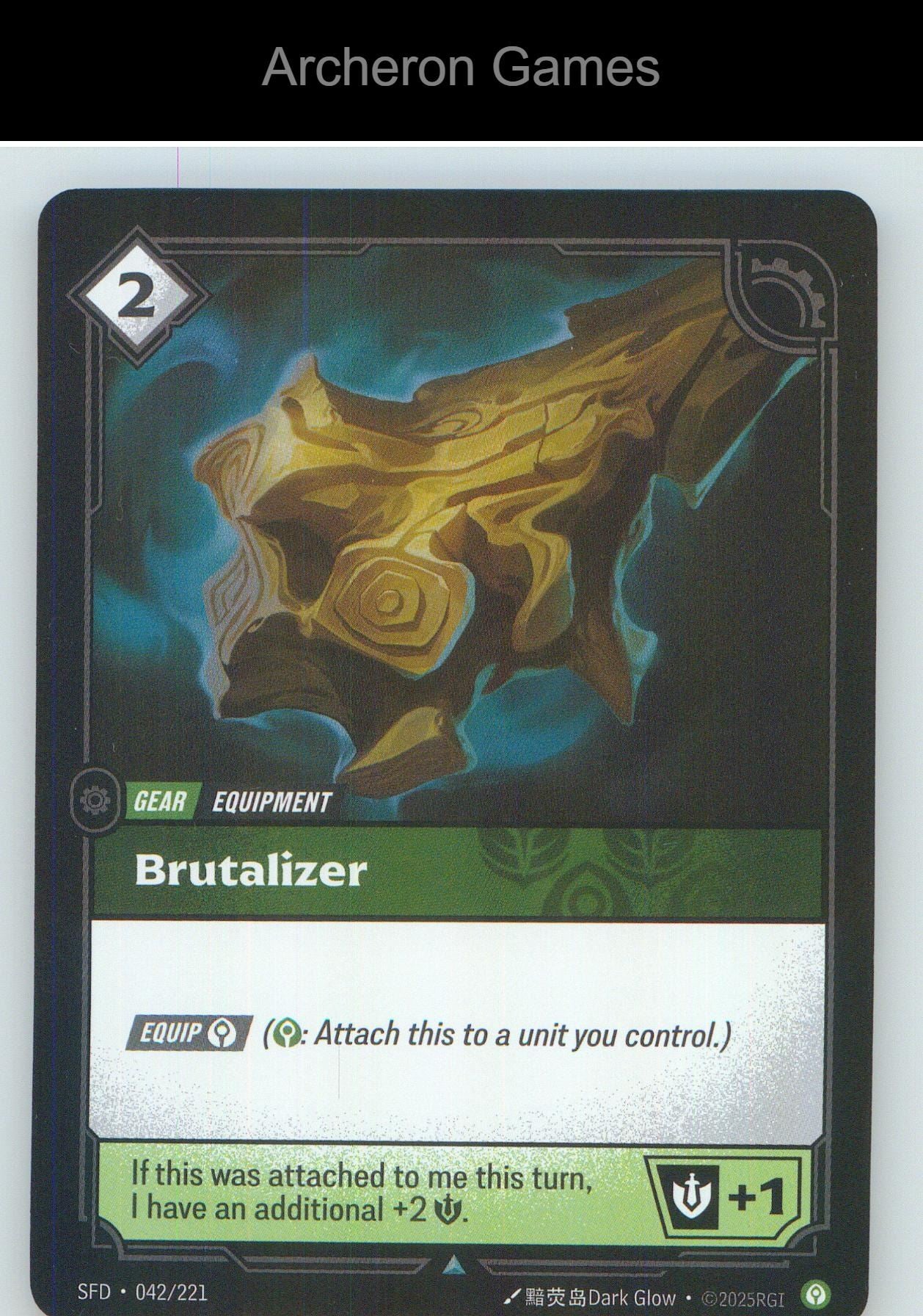 Brutalizer SFD 042/221 UC Spiritforged Riftbound Card
