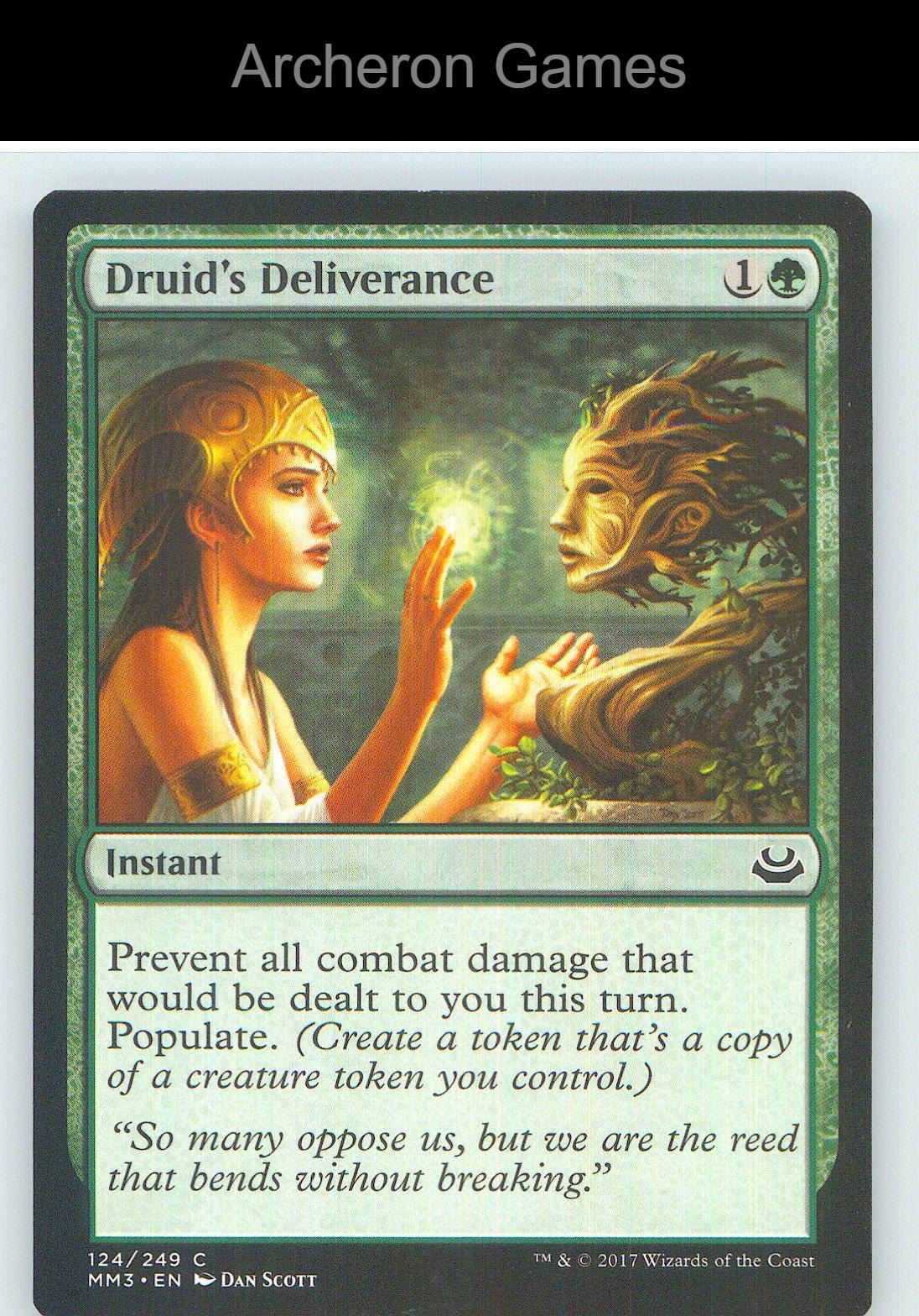 Druid's Deliverance MM3 124 C MTG Card NM/EX+