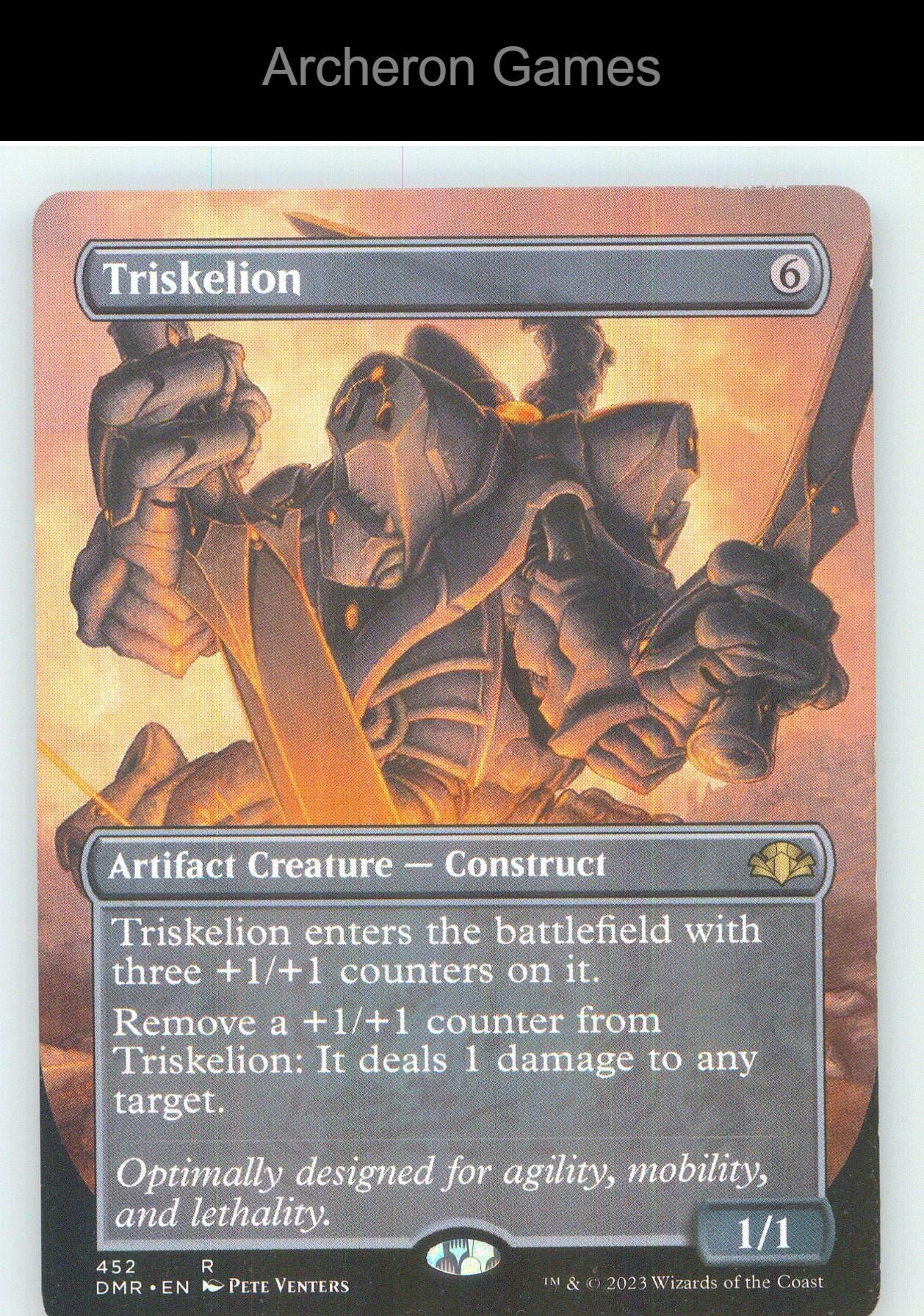 Triskelion (Borderless) DMR 452 R MTG Card NM/EX+