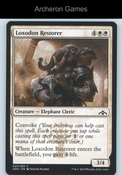Loxodon Restorer 20 C MTG Card Guilds of Ravnica