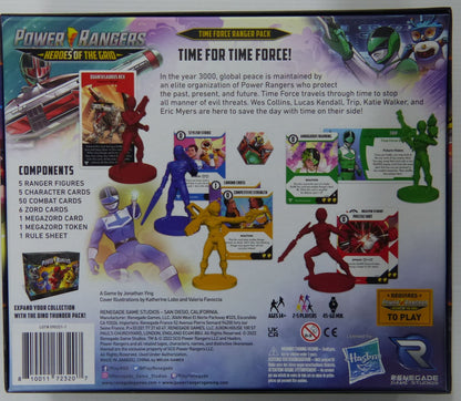 Time Force ranger Pack - Power rangers: Heros of the grid - Board